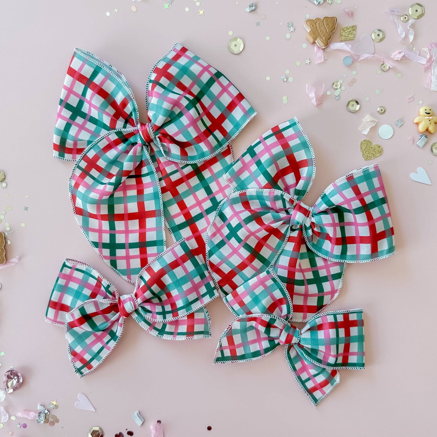 Plaid Magic Bow- Medium