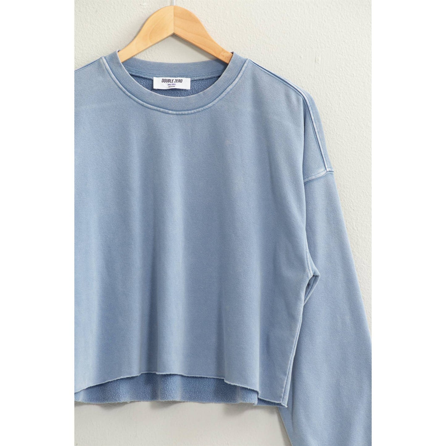 Cropped Crewneck Sweatshirt