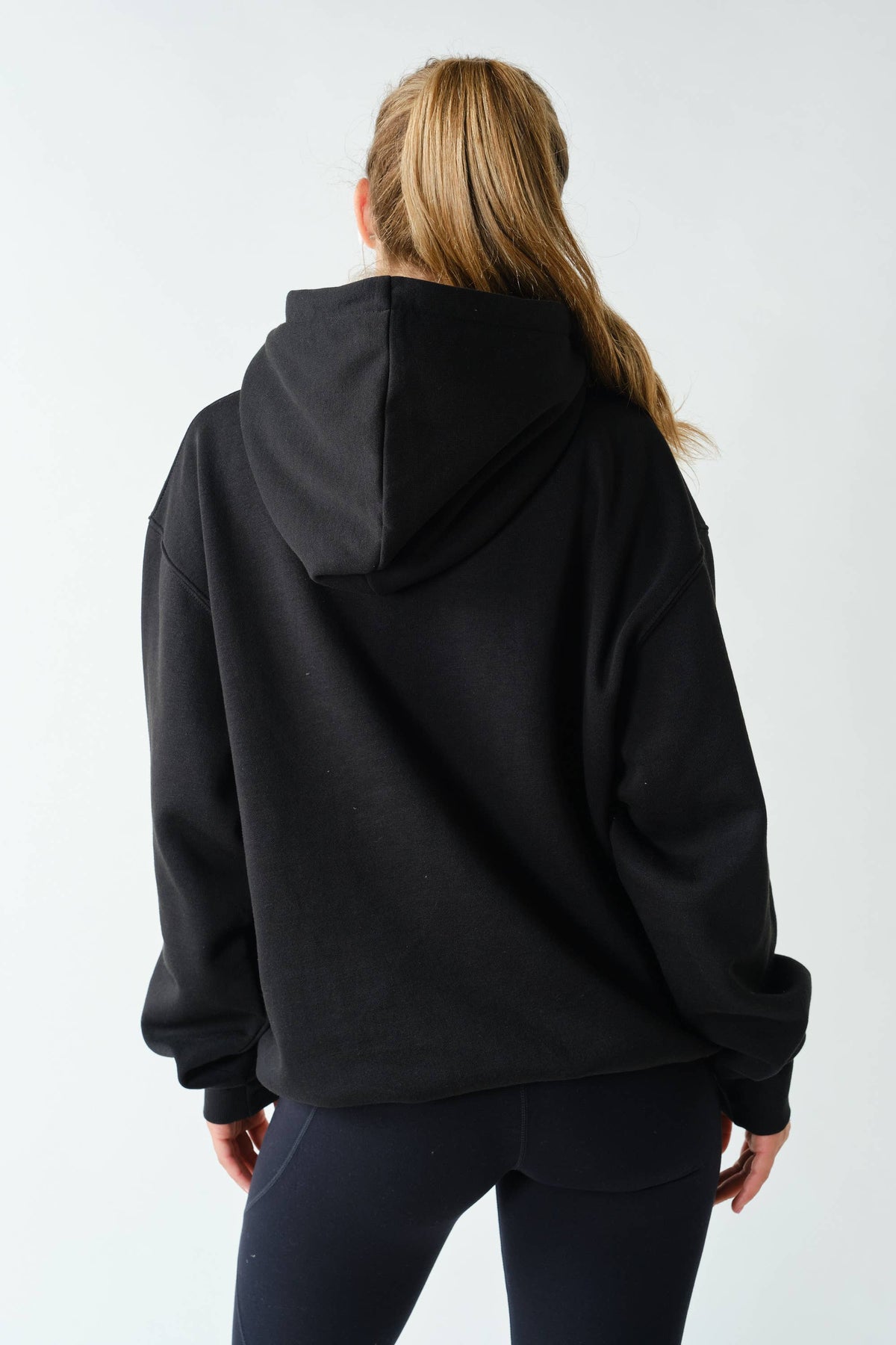 Cotton Blend Drop Shoulder Hoodie: SYCAMORE / S:M:L (2:2:2)