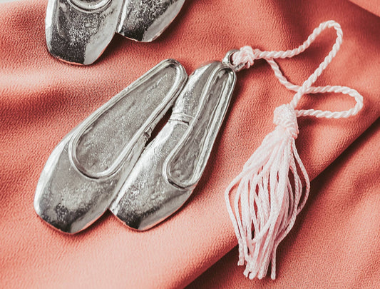 To The Pointe Pewter Silver Bookmark/ Ornament