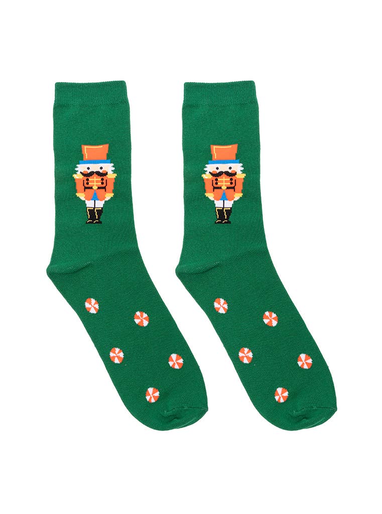 '3D' Nutcracker Socks