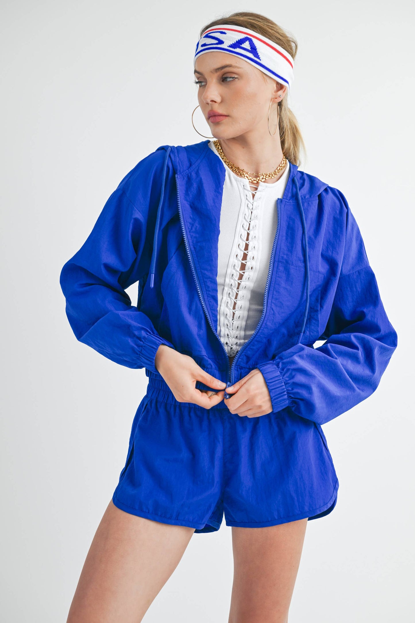 Cropped Windbreaker