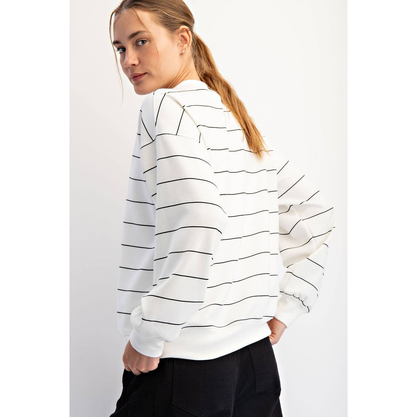 The Core Soft Scuba Striped Crew