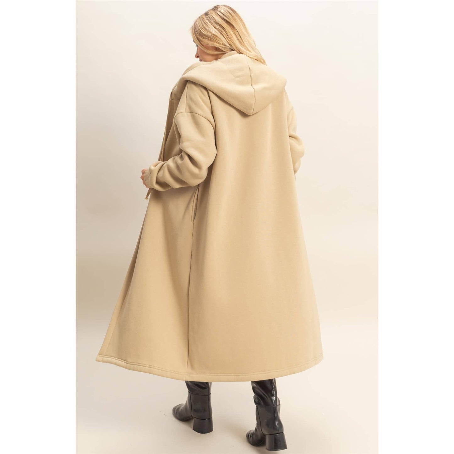 French Terry Hooded Jacket