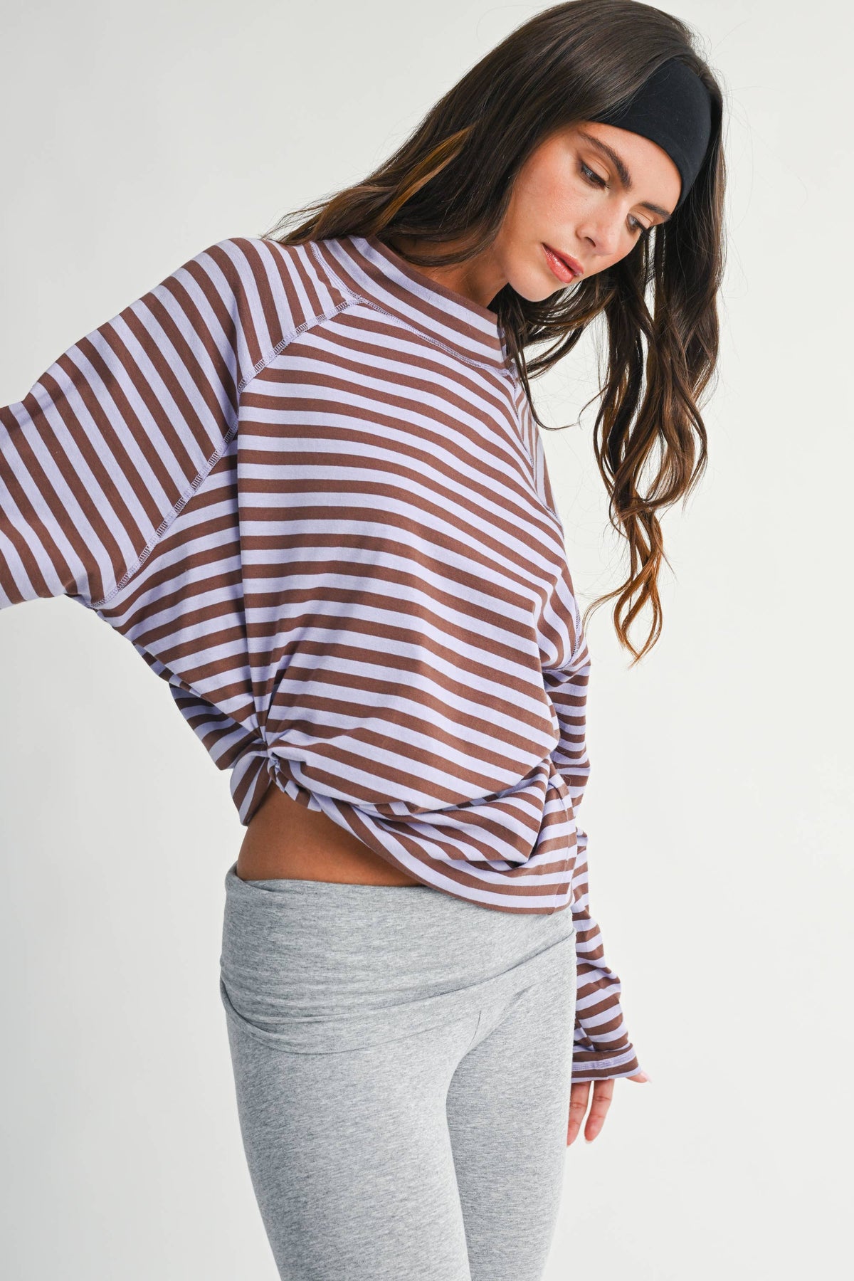 The Studio Slouch Stripe