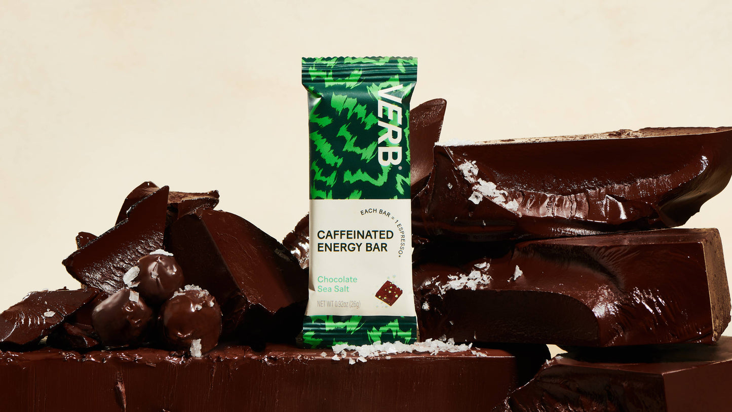 VERB Caffeinated Snack Bar- Chocolate Sea Salt