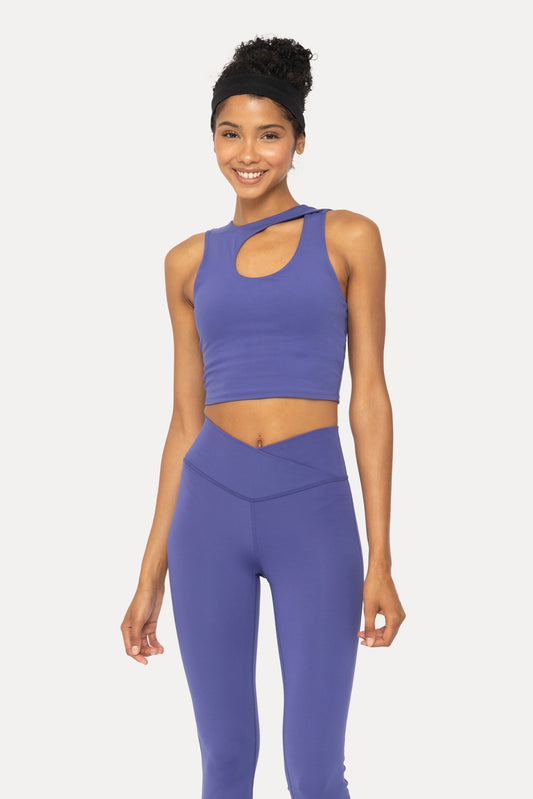 Venice Cut Out Cropped Bra Top